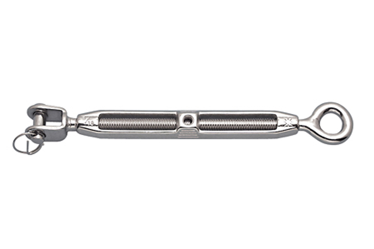 Stainless Steel Cast Jaw and Eye Turnbuckle, S0154-JE05, S0154-JE07, S0154-JE08, S0154-JE10, S0154-JE13, S0154-JE16, S0154-JE20 Stainless Steel Cast Jaw and Eye Turnbuckle, S0154-JE05, S0154-JE07, S0154-JE08, S0154-JE10, S0154-JE13, S0154-JE16, S0154-JE20